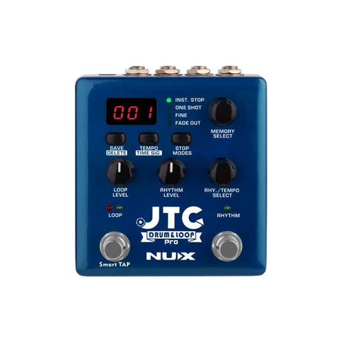 NU-X JTC Drum and Loop Pro Dual Switch Looper Guitar Pedal